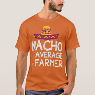 Camiseta Funny Nacho Média Farmer Cinco de Mayo Pai