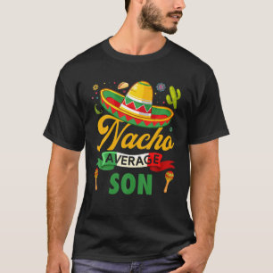 Camiseta Funny Nacho Média Son Sombrero Cinco Mexicanos De