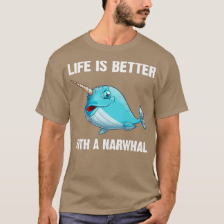 Camiseta Funny Narwhale Sea Whale Fish Ocean 4