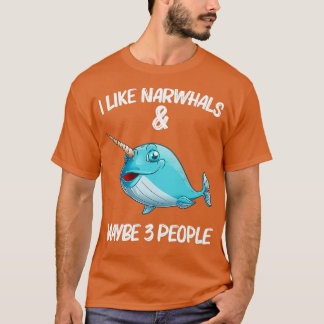 Camiseta Funny Narwhale Sea Whale Fish Ocean 8