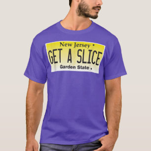 Camiseta Funny New Jersey NJ Pizza Slice Lover Licat Plat