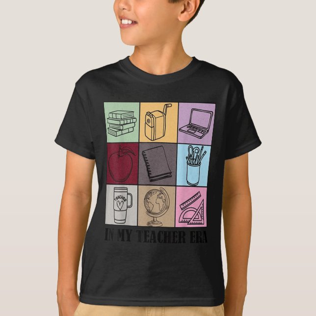 Camiseta Funny New Teacher Quote In My Teacher Era Cool Tea (Frente)