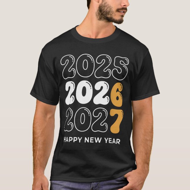Camiseta Funny New Year 2026 Kids Six Seven 67 Meme  (Frente)