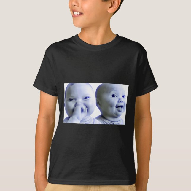 Camiseta Funny Niche Baby Gen Z Meme Ai Viral Giggling Ai L (Frente)