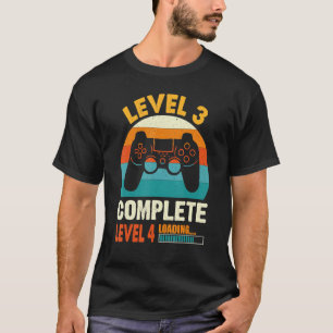 Camiseta Funny Nível 3 - Comemoração de Vintage Comemorativ