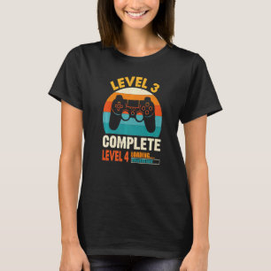 Camiseta Funny Nível 3 - Comemoração de Vintage Comemorativ