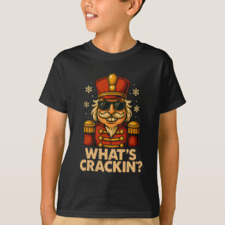 Camiseta Funny Nutcracker What’s Crackin Christmas Holiday