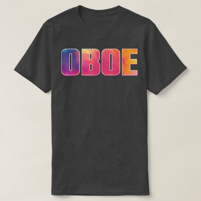 Camiseta Funny Oboist Music Orchestra Cool Oboe Design 883 (Frente do Design)