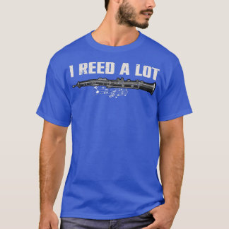 Camiseta Funny Oboist Music Orchestra I Reed a Lot Oboe