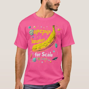 Camiseta Funny Occupy Bananas Para Proibir Espacial Em Esca