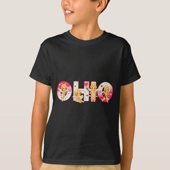 Camiseta Funny Ohio Cud Midwestern Party O-h-i-o In Valenti (Frente)