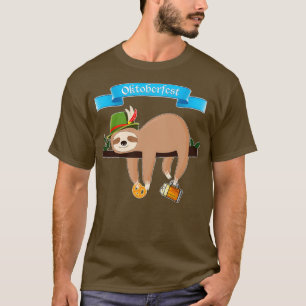 Camiseta Funny Oktoberfest 2021 Costume Sloth