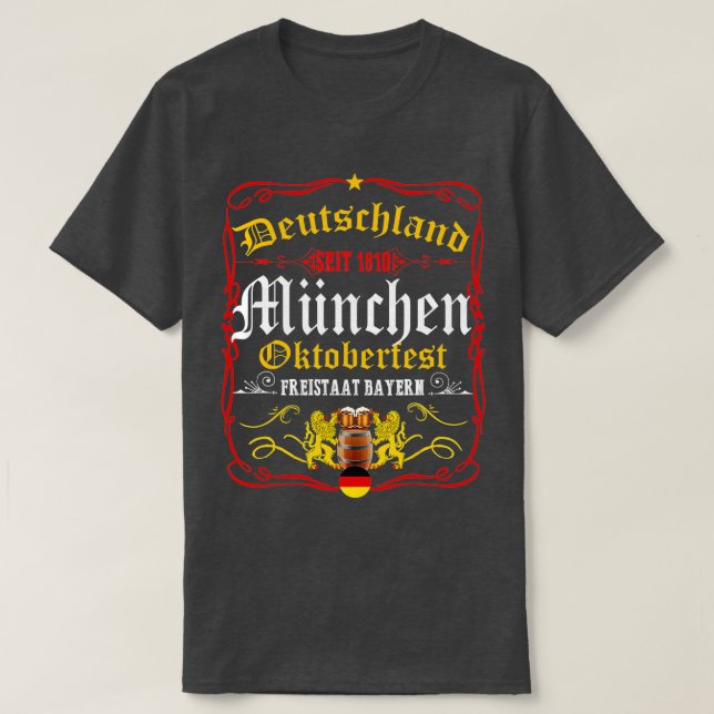 Camiseta Funny Oktoberfest German Beer Fest 2021 (Frente do Design)