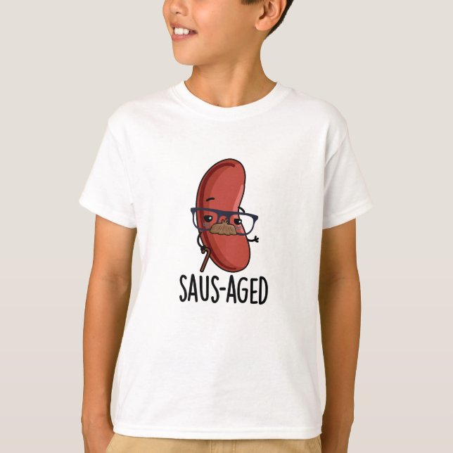 Camiseta Funny Old Sausage Puns de Saus (Frente)