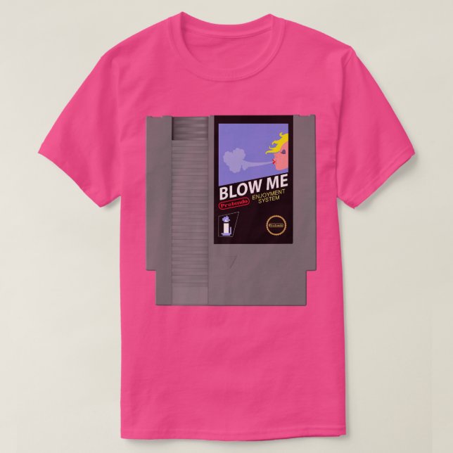 Camiseta Funny Old School 80s Retro Video Game Cartridge Te (Frente do Design)
