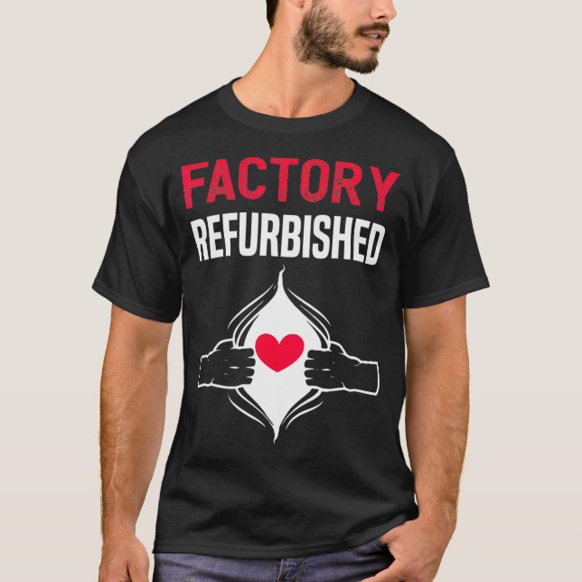 Camiseta Funny Open Heart Surgery Post Get Well Soon Men Wo (Frente)