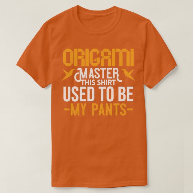 Camiseta Funny Origami Master Design (Frente do Design)