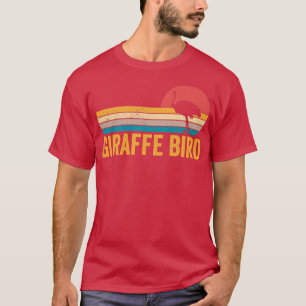 Camiseta Funny Ostrich Giraffe Bird Retro