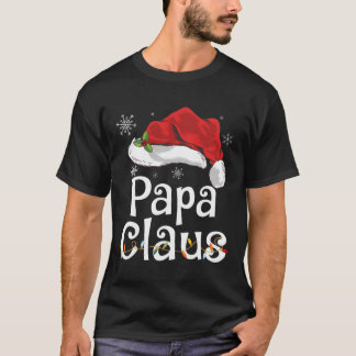 Camiseta Funny Papa Claus Christmas T-Shirt Pajamas Santa G