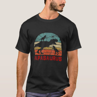 Camiseta Funny Papasaurus T Rex Xmas Apparel For Men