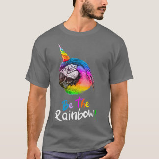 Camiseta Funny Parrot Gift Unicorn Rainbow