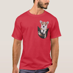 Camiseta Funny Pembroke Welsh Corgi in Your Pocket for Corg