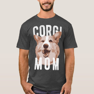 Camiseta Funny Pembroke Welsh Corgis Corgi Mãe-1142