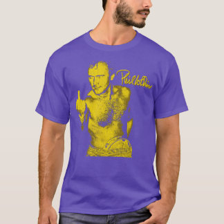 Camiseta Funny Phil Collins Fan Art Yellow Dourado