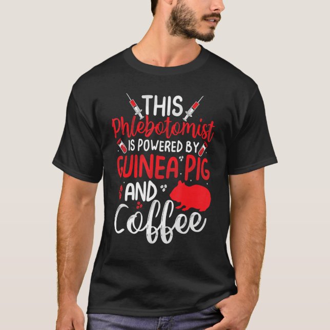 Camiseta Funny Phlebotomy Phlebotomist Funny Guinea Pig Lov (Frente)