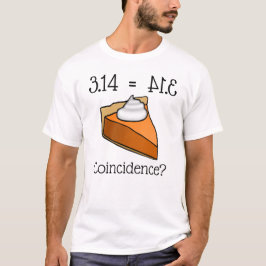 Camiseta Funny Pi Day 3.14 é igual a Pie
