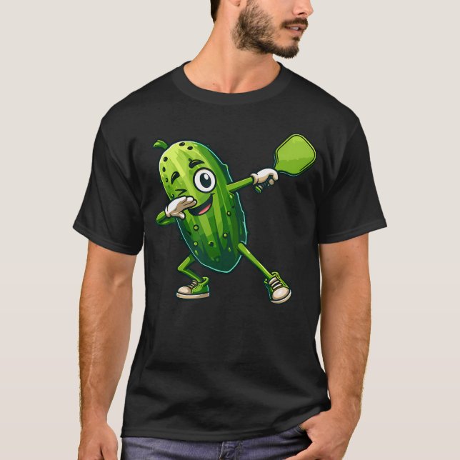 Camiseta Funny Pickle Dabbing Pickleball Dink Master Enthus (Frente)