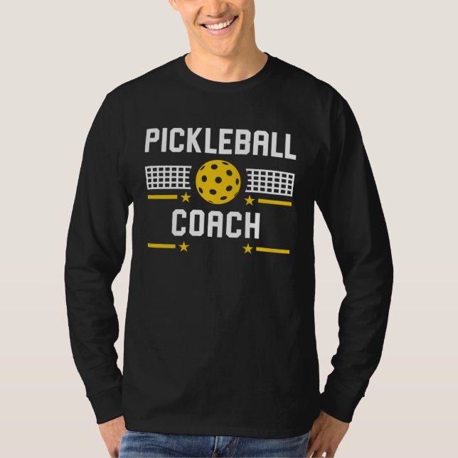 Camiseta Funny Pickleball Coach Retirement tee for Mom Dad  (Frente)