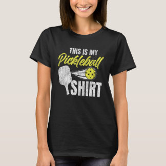 Camiseta Funny Pickleball Paddle This is My Pickleball Shir