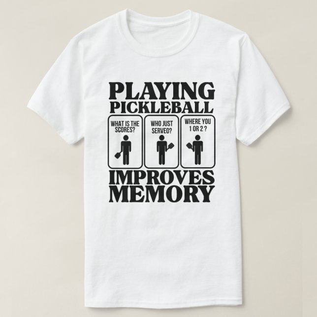 Camiseta Funny Pickleball T-Shirt - Pickleball mens shirts (Frente do Design)