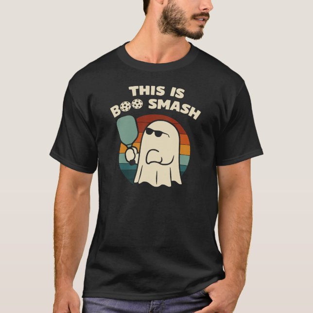Camiseta Funny Pickleball – This Is Boo Smash (Frente)