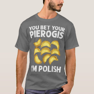 Camiseta Funny Pierogi Design Para Homens Mulheres Pierogi