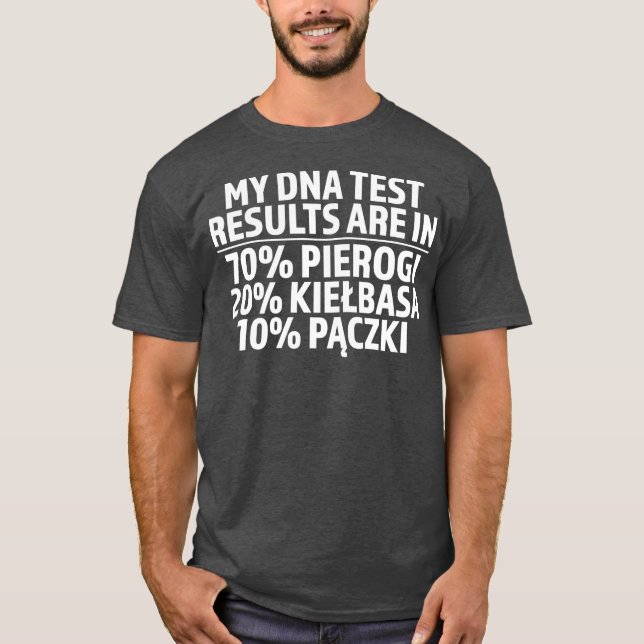 Camiseta Funny Pierogi Kielbasa Paczki Dia Polonês de Dyngu (Frente)