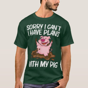 Camiseta Funny Pig Design For Men Women Hog Farmer Farm Ani