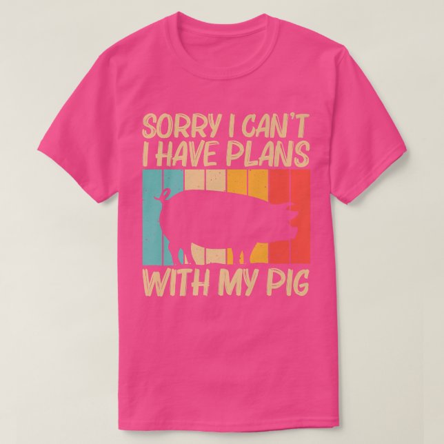 Camiseta Funny Pig Design For Men Women Pig Farmer Farm Far (Frente do Design)