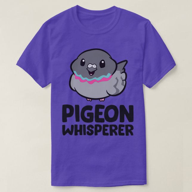 Camiseta Funny Pigeon Lover Pigeon Whisperer (Frente do Design)