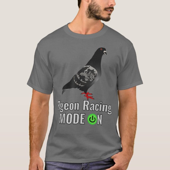 Camiseta Funny Pigeon Racing (Frente)