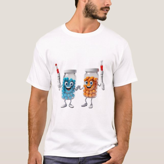 Camiseta Funny Pill Bottle Tee (Frente)