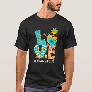 Camiseta Funny Pineapple LOVE Librare Hello Summer V