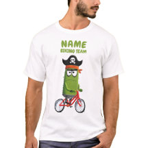 Funny Pirate Cactus Biking Team | Personalizável