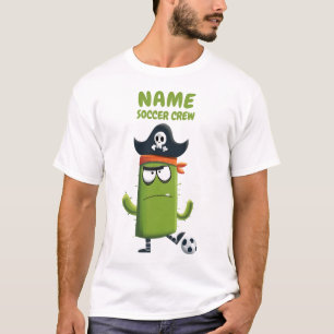 Camiseta Funny Pirate Cactus - Tripulação   Esportes person
