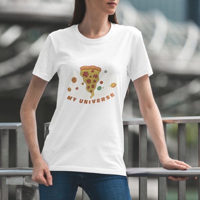 Camiseta Funny Pizza Universo (Criador carregado)