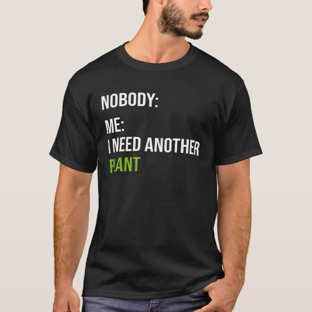 Camiseta Funny Plant Meming Lover Humor (Frente)