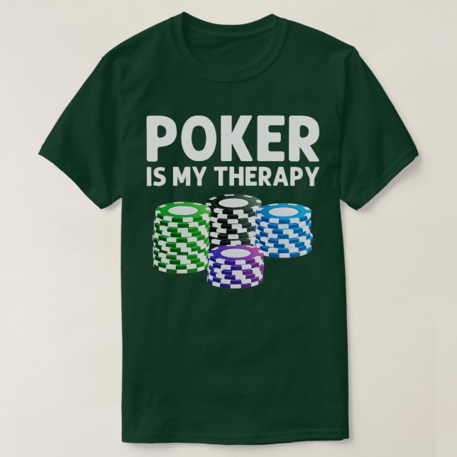 Camiseta Funny Poker Designs For Men Women Casino Card Game (Frente do Design)
