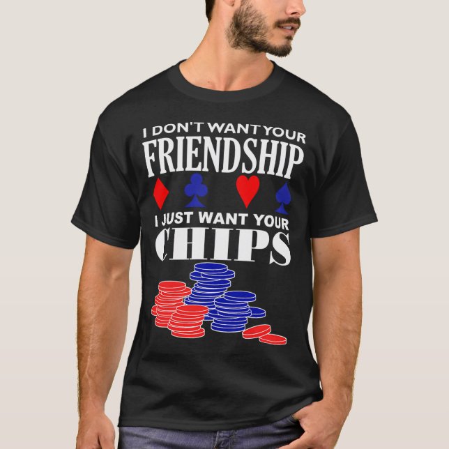 Camiseta Funny Poker Saying (Frente)