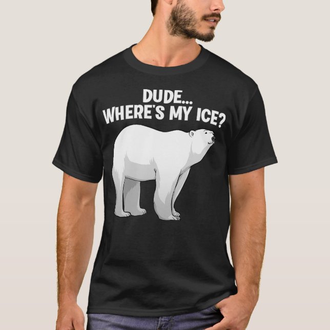 Camiseta Funny Polar Bear Design For Men Women Kids Polar B (Frente)